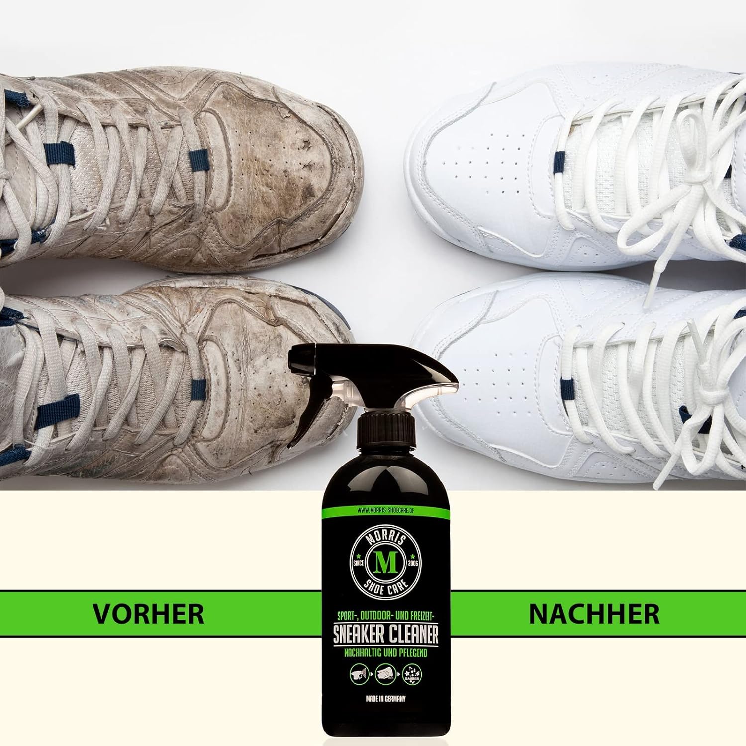 Morris Fenderbaum Sneaker Reiniger - nachhaltig & pflegend (500ml) | Sneaker Cleaner – Bild 3